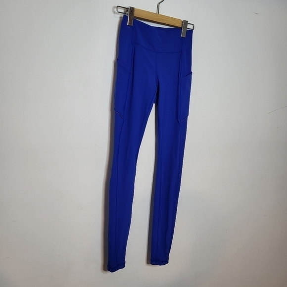 Lululemon Athletica Speed Up Blue Tight Size 2 - Picture 11 of 11